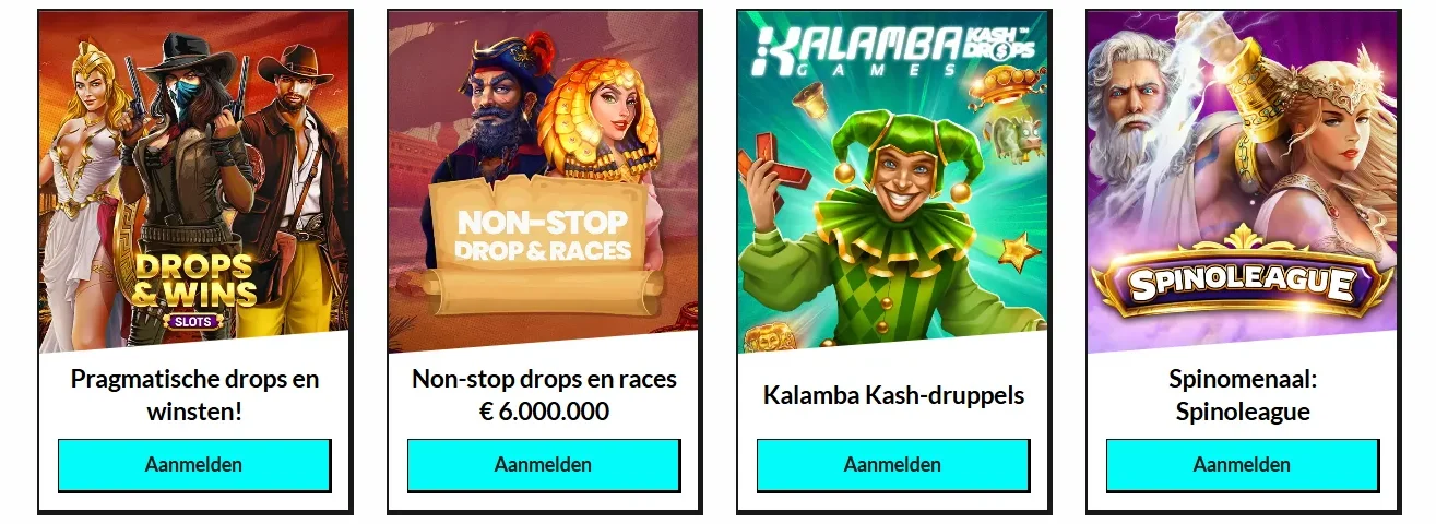 Manga Casino spannende casinotoernooien