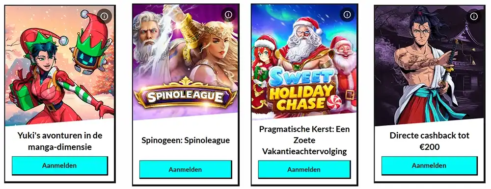 Manga Casino spannende casinotoernooien